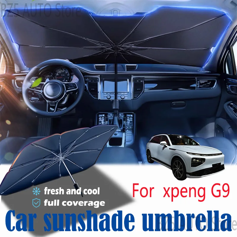 

For xpeng G9 front windshield panel, sun visor, summer accessories, heat insulation,sun shading,or sun protection