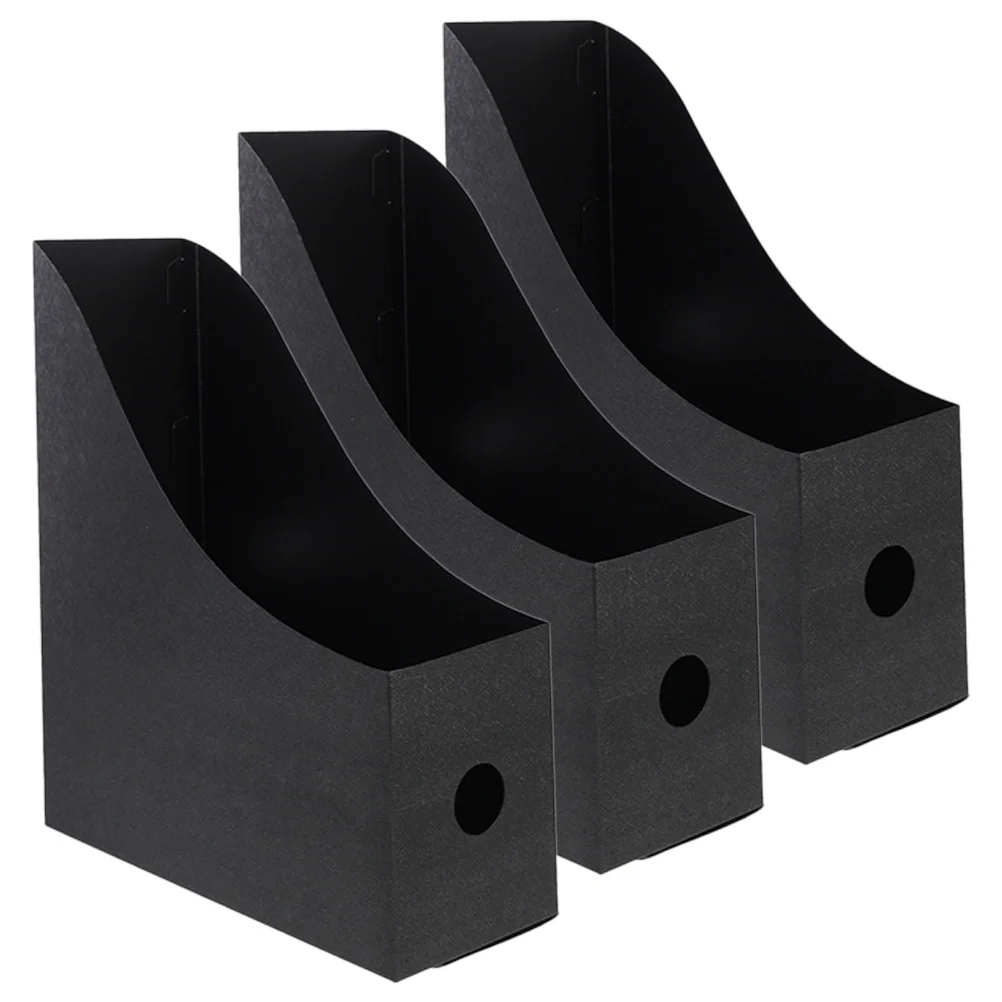 3 Pcs Drawer Organiser File Rack Work Desk Organizer for Office Magazine Holder