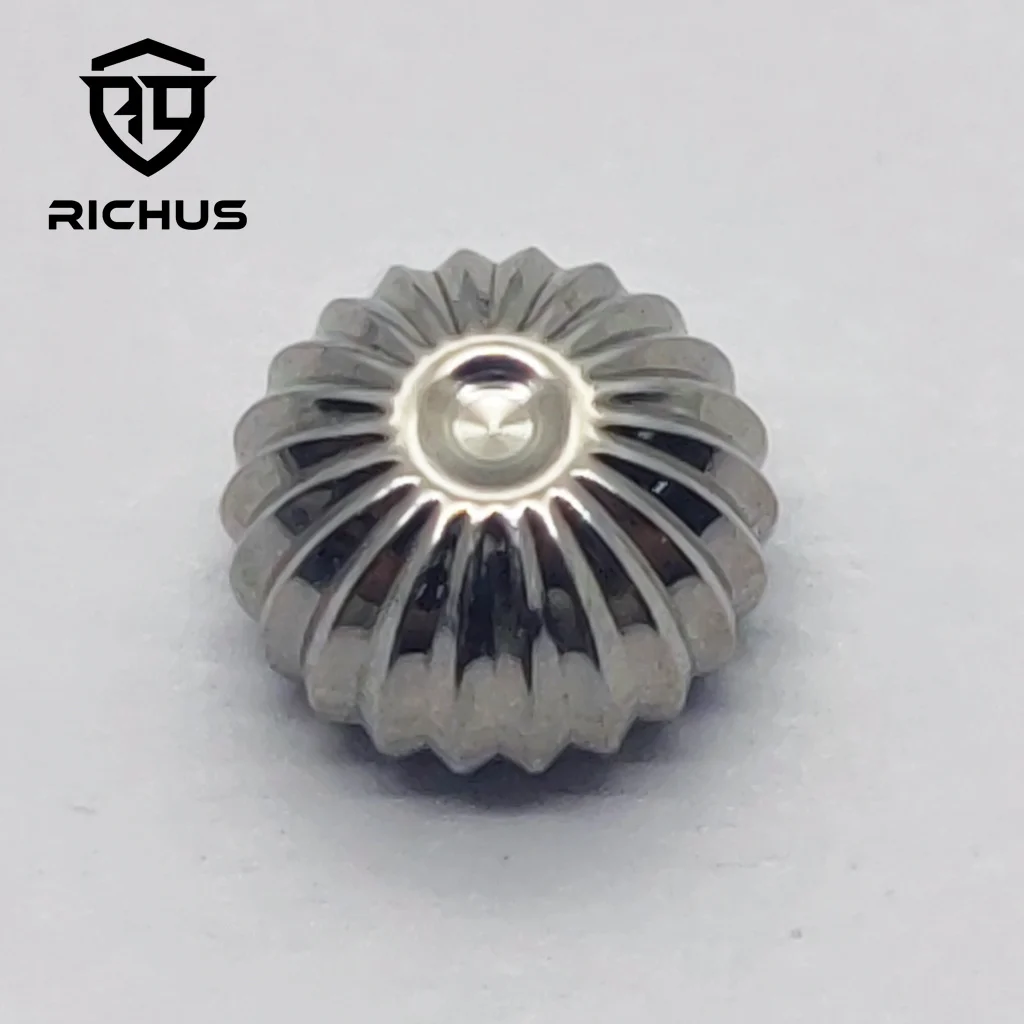 RICHUS ETA6497 Crown Silver/black/rose gold Stainless Steel Crown Fit ETA6497 6498 ST3600 Movement Watch Accessories