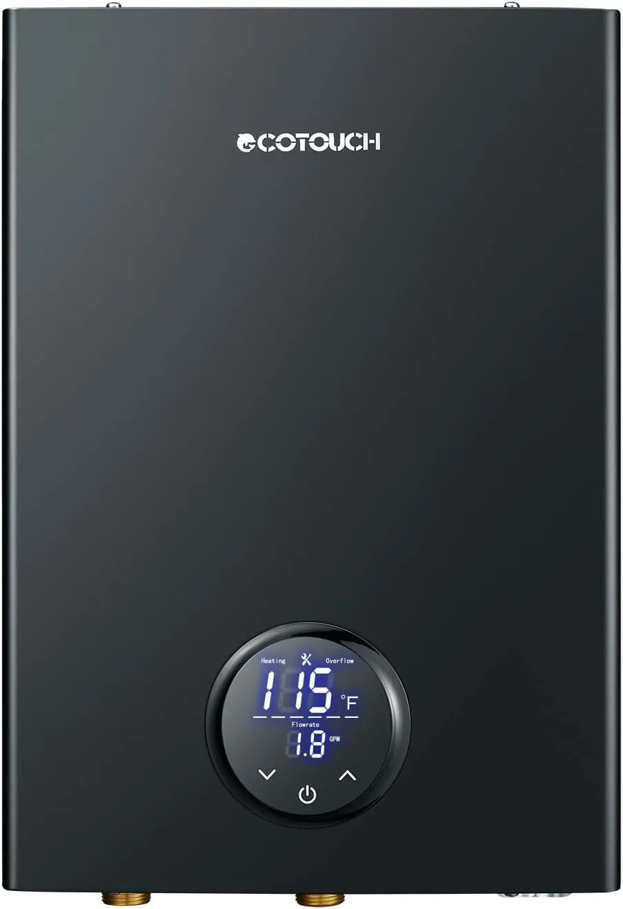 Electric Tankless Water Heater, ECOTOUCH 14kW Instant Hot Water Heater on Demand