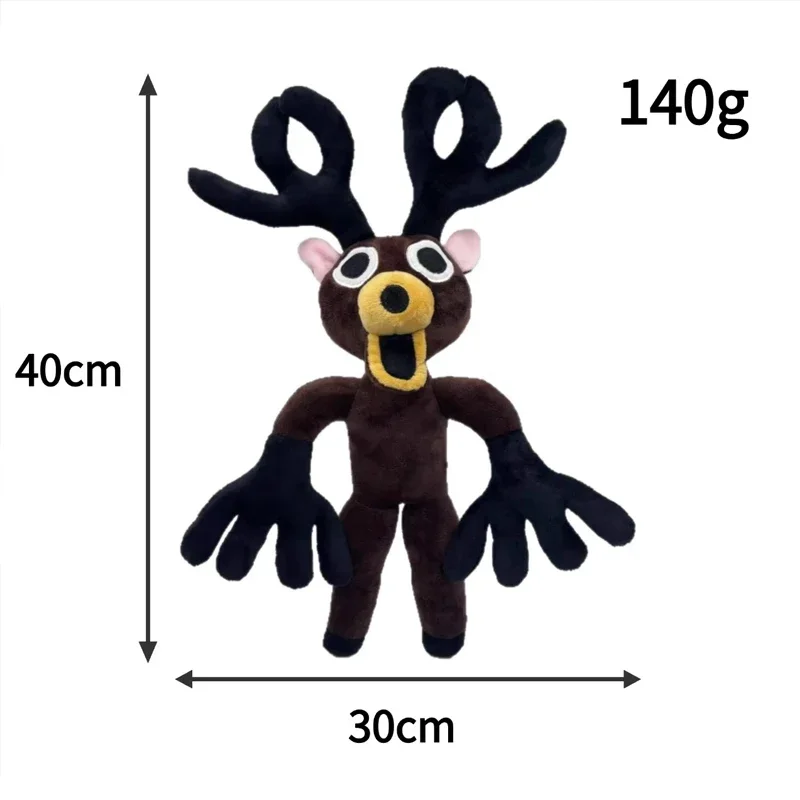 جديد 38 سنتيمتر 99 ليال في الغابة الغزلان ألعاب من القطيفة فيلم الحيوانات المحشوة الغزلان لعبة المشجعين هدايا عيد الميلاد لعب للأطفال هالوين هدية #6