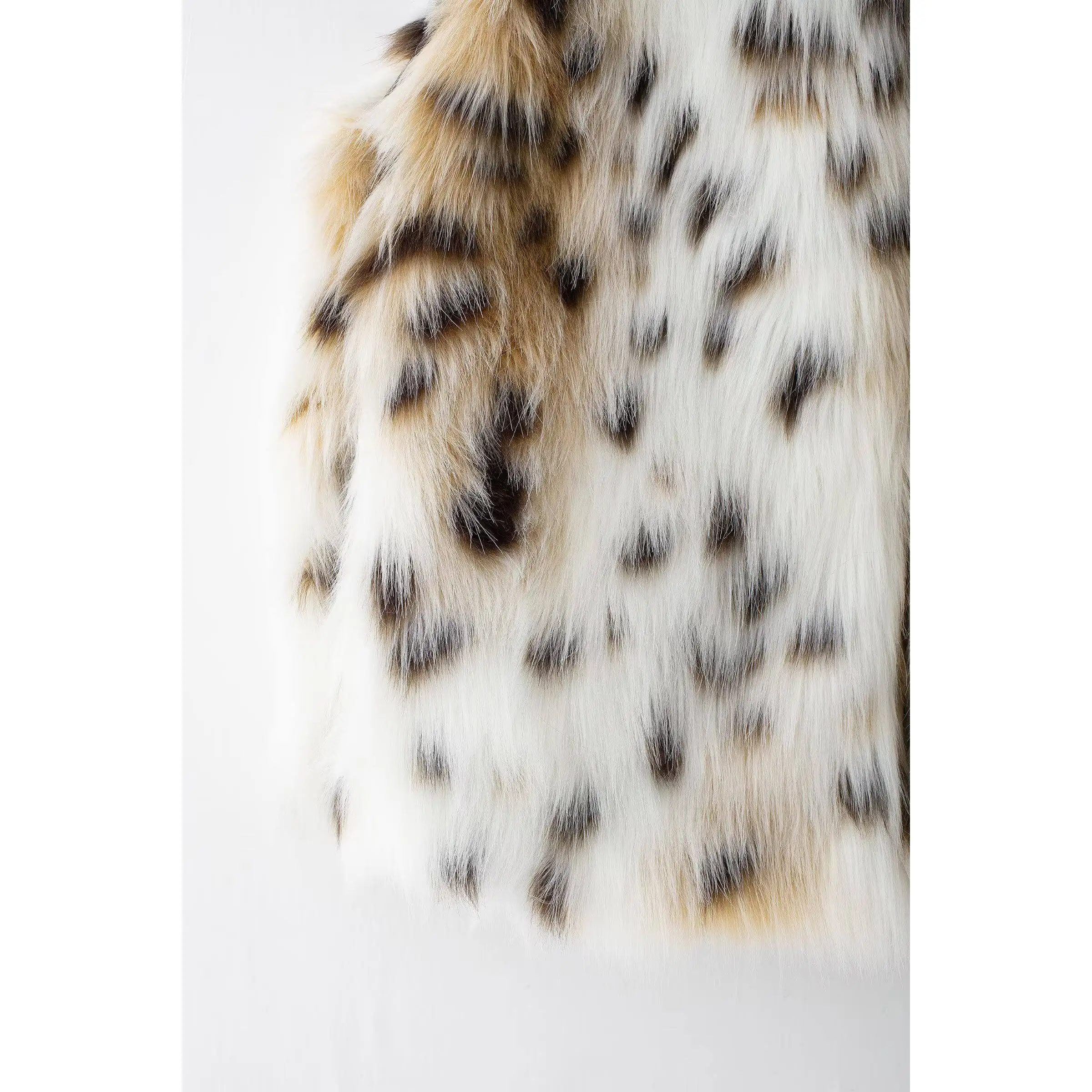 JNLEAOG Women's Fashionable Casual Slim Fit Synthetic Fur Vest Autumn New Arrival Comfortable Stylish Polyester Fabric