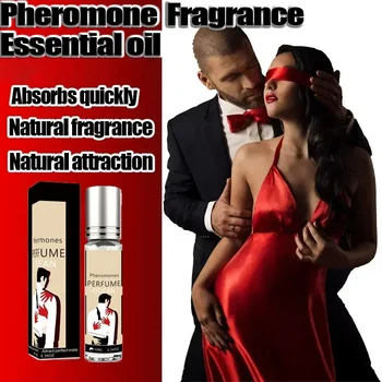 Perfume Sexualmente Flertando Feromônio para Homens e Mulheres, Óleo Essencial Perfume Sexy para Adultos
