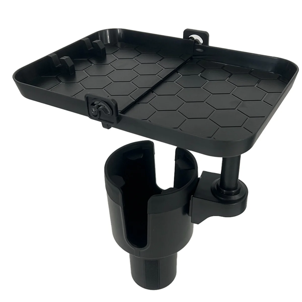 AD41-Car صينية حامل الكأس للتدوير 1/2 حامل مشروبات الهاتف المحمول تخزين الرف حامل أكواب السيارة مع