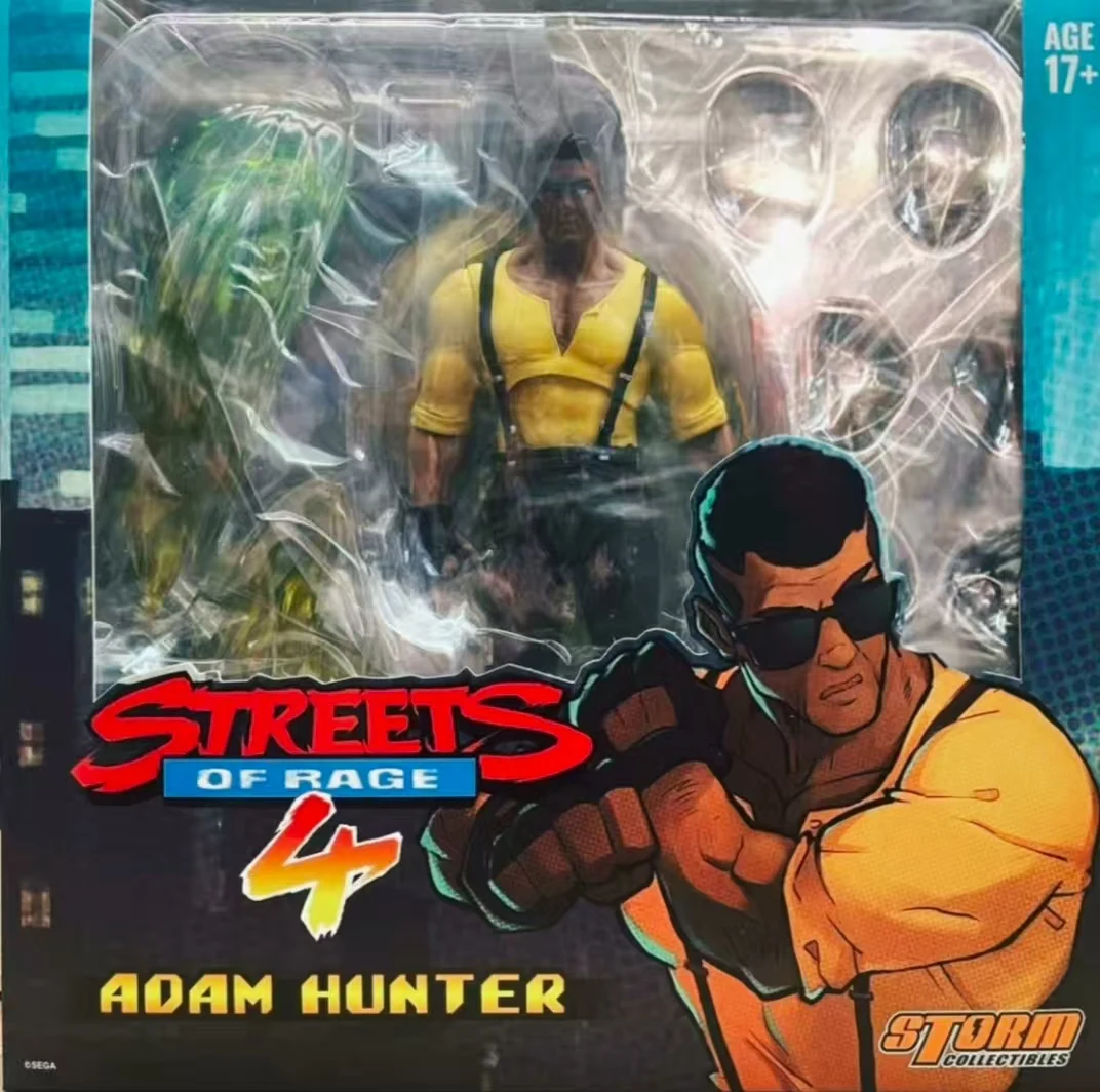 Haggar 【original】storm Collectibles Streets of Rage 4 ADAM Hunter Model Toy
