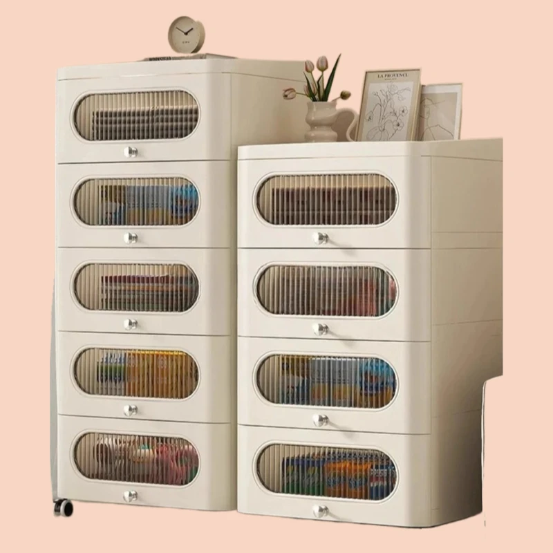 

Шкаф для хранения на тележке LXY, высококачественный бытовой многослойный съемный шкафчик для игрушек от пола до потолка большой емкости