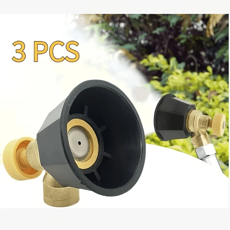 

3pcs Agricultural Atomization Adjustable Sprayer Nozzle Garden Nozzle Sprayer Sprinkler Head Watering Irrigation Tools