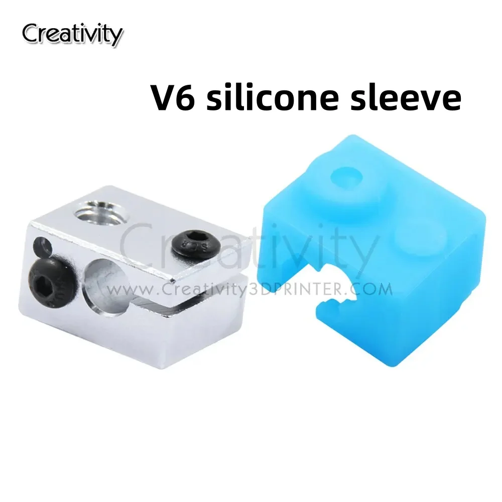 Creativity New V6 Silicone Sock Cover Case For  V6 Heated Block Warm Keeping Cover Reprap 3D Printer Parts