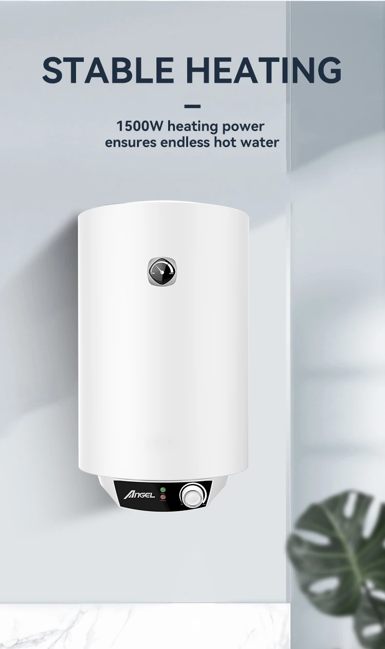 Wifi Smart Control Digital Display Horizontal Boiler Geyser Chauffe Eau Electrique Storage Electric Water Heater
