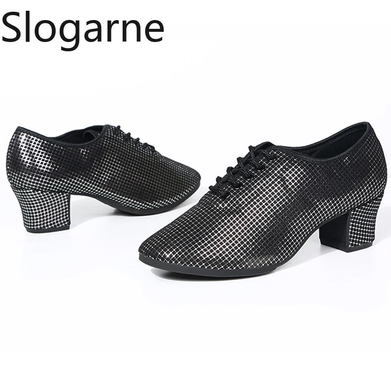 Women Bling Stage Show Footwear Girls Soft Rubber Sole Latin Shoes Ladies Modern Jazz Tango Ballroom Dance Shoes Dancing Pumps