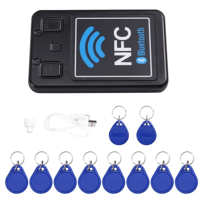 AC57--PRO Dual-Band Bluetooth + Applet RFID Smart Chip Card Copier Encryption Key Reader 13.56Mhz 125Khz Clone Rewritable