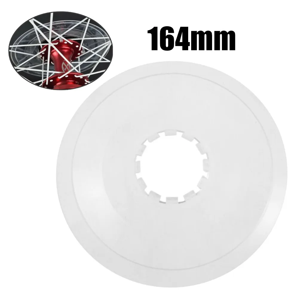 High Quality ABS Plastic Bike Wheel Hub Protector Easy to Install Prevents Chain Spoke Interference 164mm Diameter