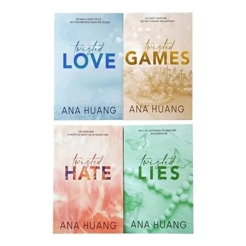 1-Buch Twisted Series von Ana Huang Books Love / Games / Hate /Lies Taschenbuch Englisches Romanbuch