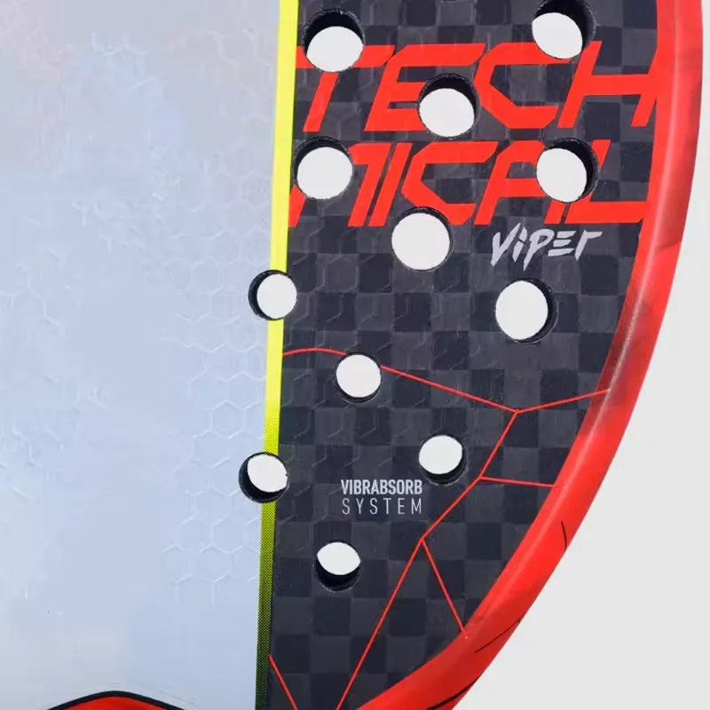 2025 dayanıklı karbon fiber malzemeli padel raketi, isteğe bağlı cam elyaf karışımı, 3K/12K/18K dokulu, QC1 model başlangıç seviyesine uygun spor raketi