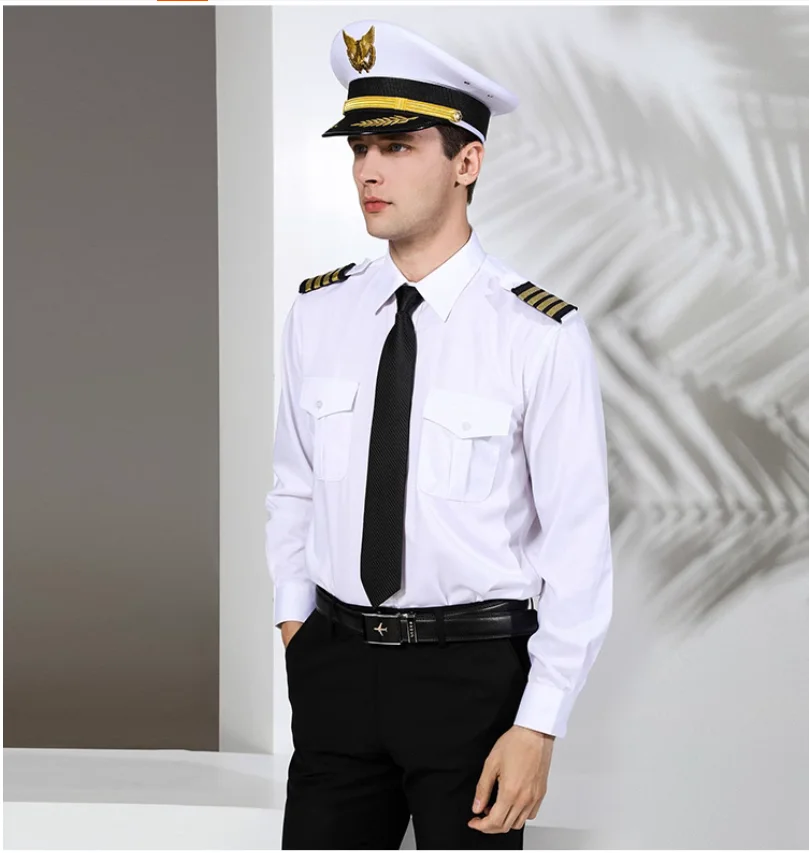 Summer Air Cadet Pilot Captain\'s Uniform Property Security Concierge Image Post Work Uniform