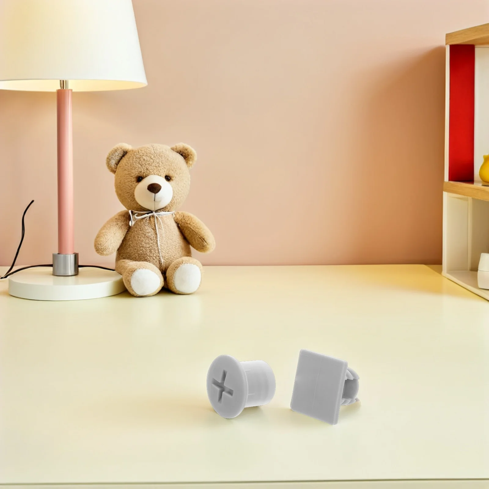 

4Sets Kids Slide Fixing Screw Caps Plastic Replacement for Children Slide Toddler Accessory Safety Play Equipment Bolt Covers