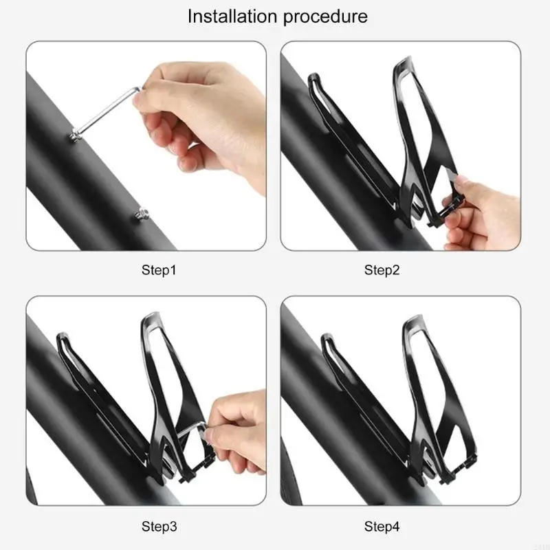 

Bike Water Bottle Cage Bike Drink Cups Holder with Screw Cycling Kettles Cage