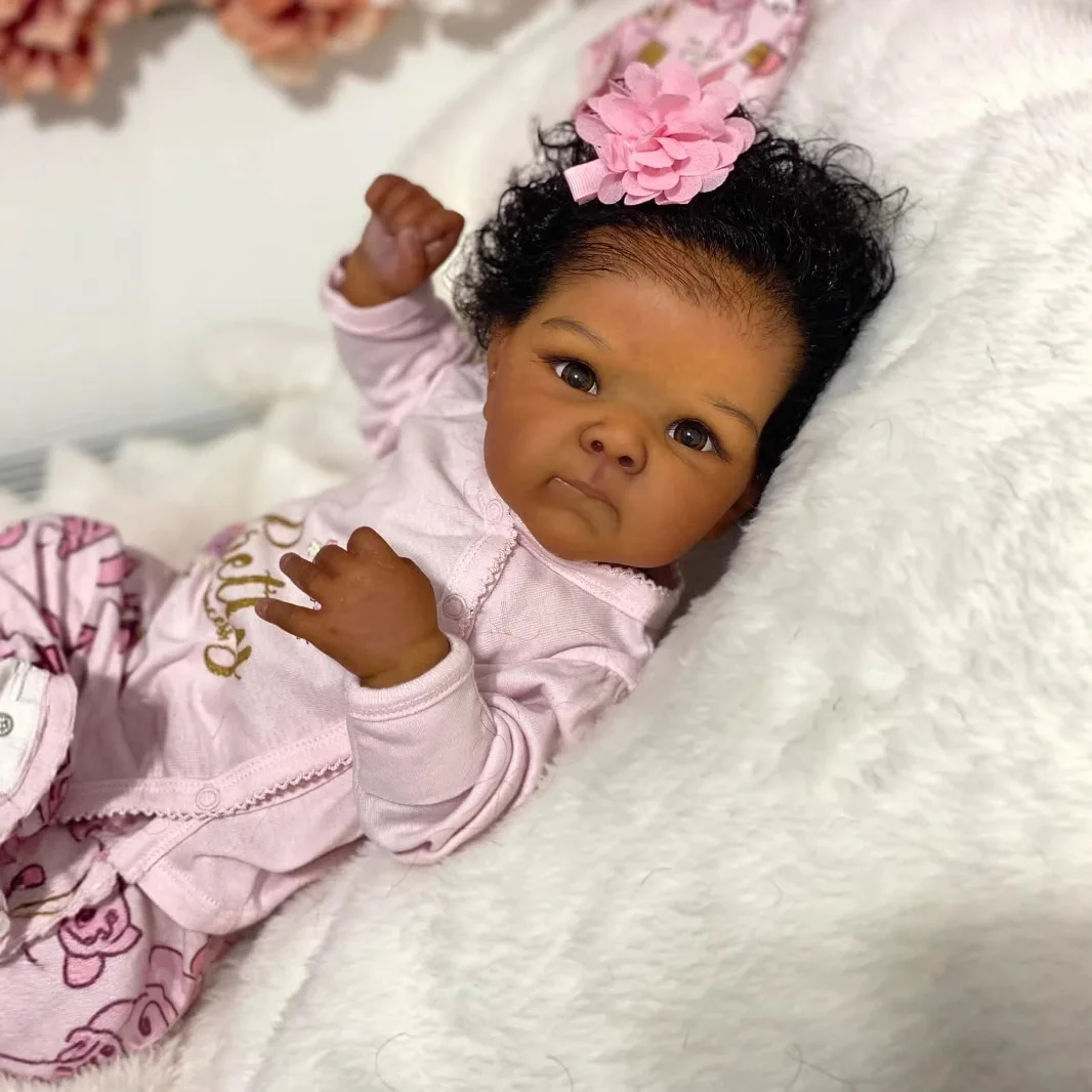 Bettie Finished Painted Silicone Baby Dolls Lifelike Girl Collectibles DIY Reborn Artist Christmas Gift Realistic Touch Newborn