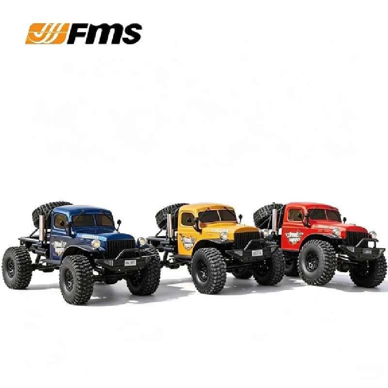 Fms 1/10 Power Wagon Rc Rock Crawler 4wd Scale Off-Road Electric Model Truck Remote Control Car Hobby Gift