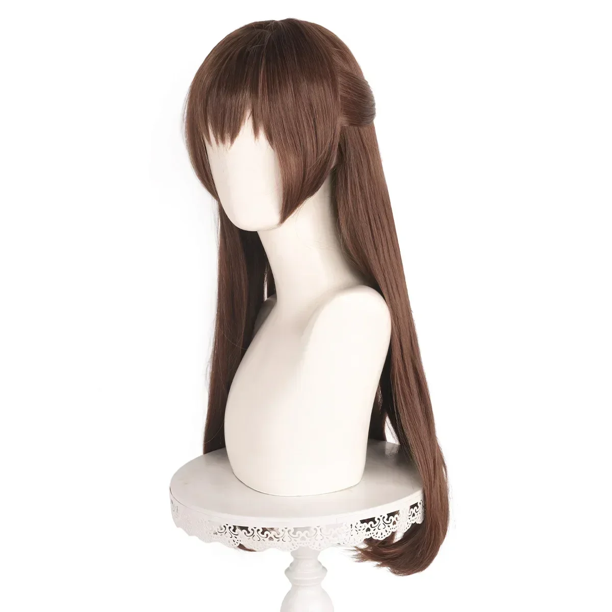 Suo Yuki คอสเพลย์วิกผมอะนิเมะ Alya บางครั้งซ่อนความรู้สึกของเธอในรัสเซีย Roshidere ผมยาวสีน้ําตาล + หมวกวิกผมสาวฮาโลวีน