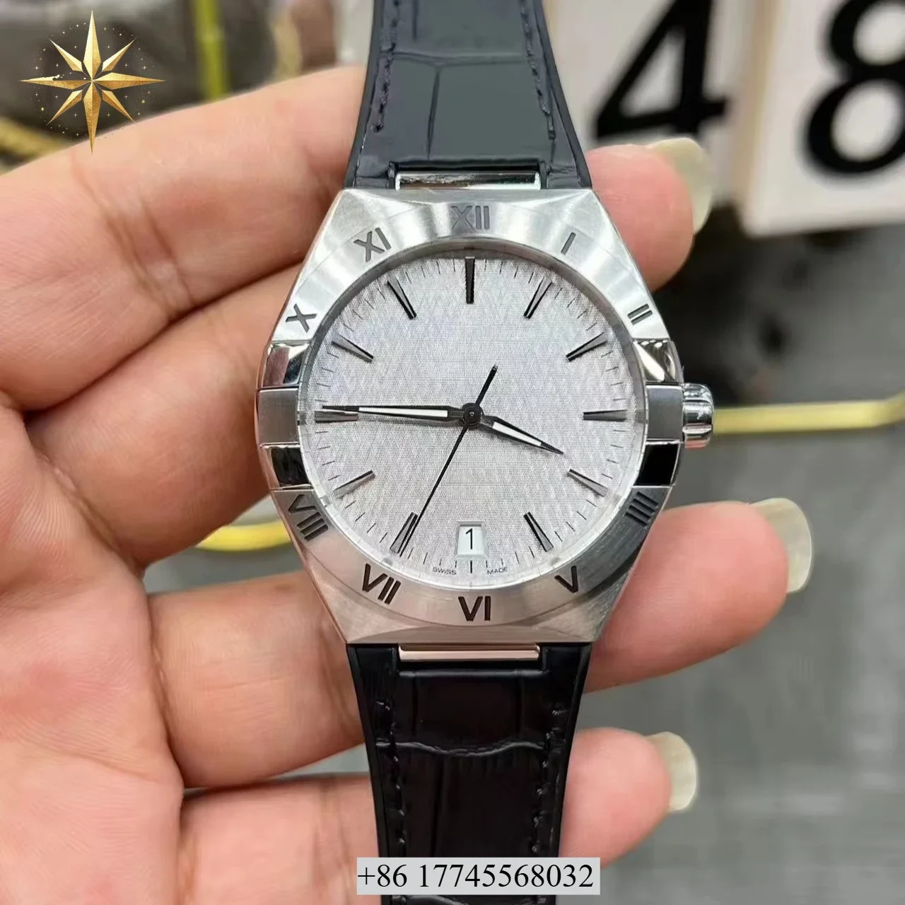 

Customizable LOGO Wholesale of fully 8900 automatic mechanical hand stainless steel watch with calendar 41MM