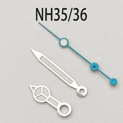 Watch hands suitable for NH36/4R movement modification accessories NH35 hands green night light Mercedes Benz/Seiko