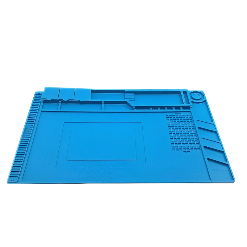 Imagem -05 - Esteira de Solda Esd Antiestática para Estação de Retrabalho Bga Grande Ipad Reparação Isolamento Térmico Mat Pad Pequeno Silicone Mat Solda Grossa