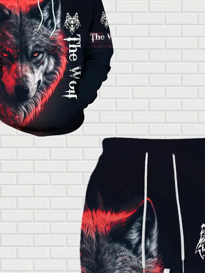 يتميز المجموعة الرجالية الجديدة لربيع وخريف 2025 بطباعة كاجوال عصرية ومريحة بنمط وولف ثلاثي الأبعاد