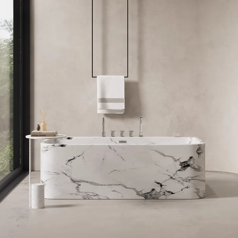 

Japanese Enclosure Bathtub Photography Prop Freestanding Large Bathtub Foam Bath Badewanne Erwachsene Furniture Accessories