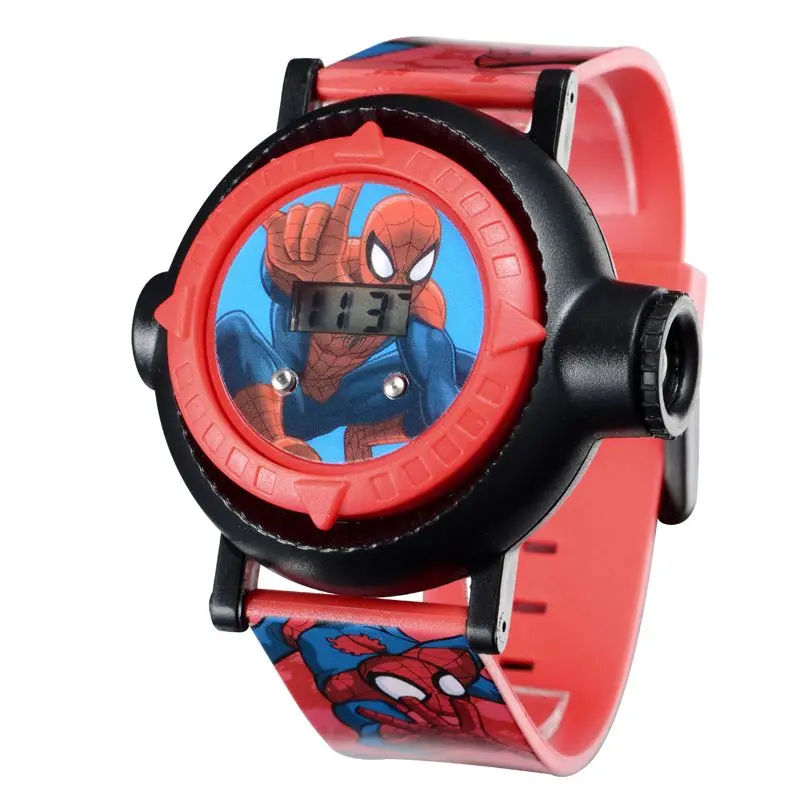 Disney children's electronic watch boy watch cool elementary school student Spiderman cartoon boy kindergarten boy watch