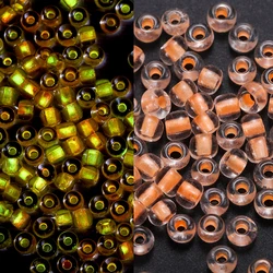 600pcs/lot 3mm Luminous Glass Seed Beads Big Hole Glow In The Dark Loose Spacer Beads For DIY Jewelry Making Accessories