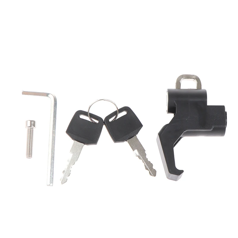 Motorcycle Universal Helmet Lock Handlebar 22-26mm Anti-theft Security Motorbike