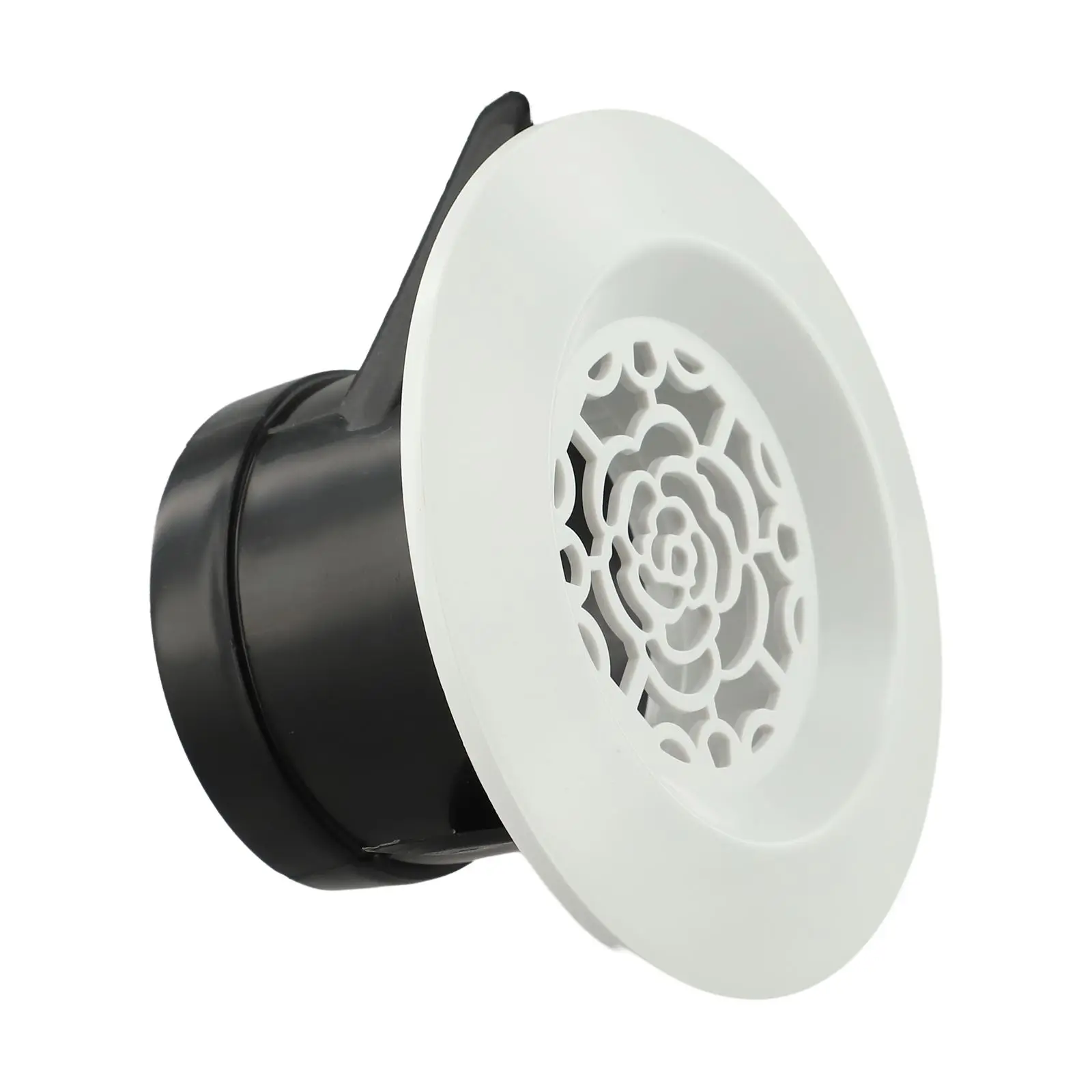 Easy Installation Vent Cover Flower Design ABS Material Vent Air Vent Cover Elegant Room Decoration Bathroom Ventilation