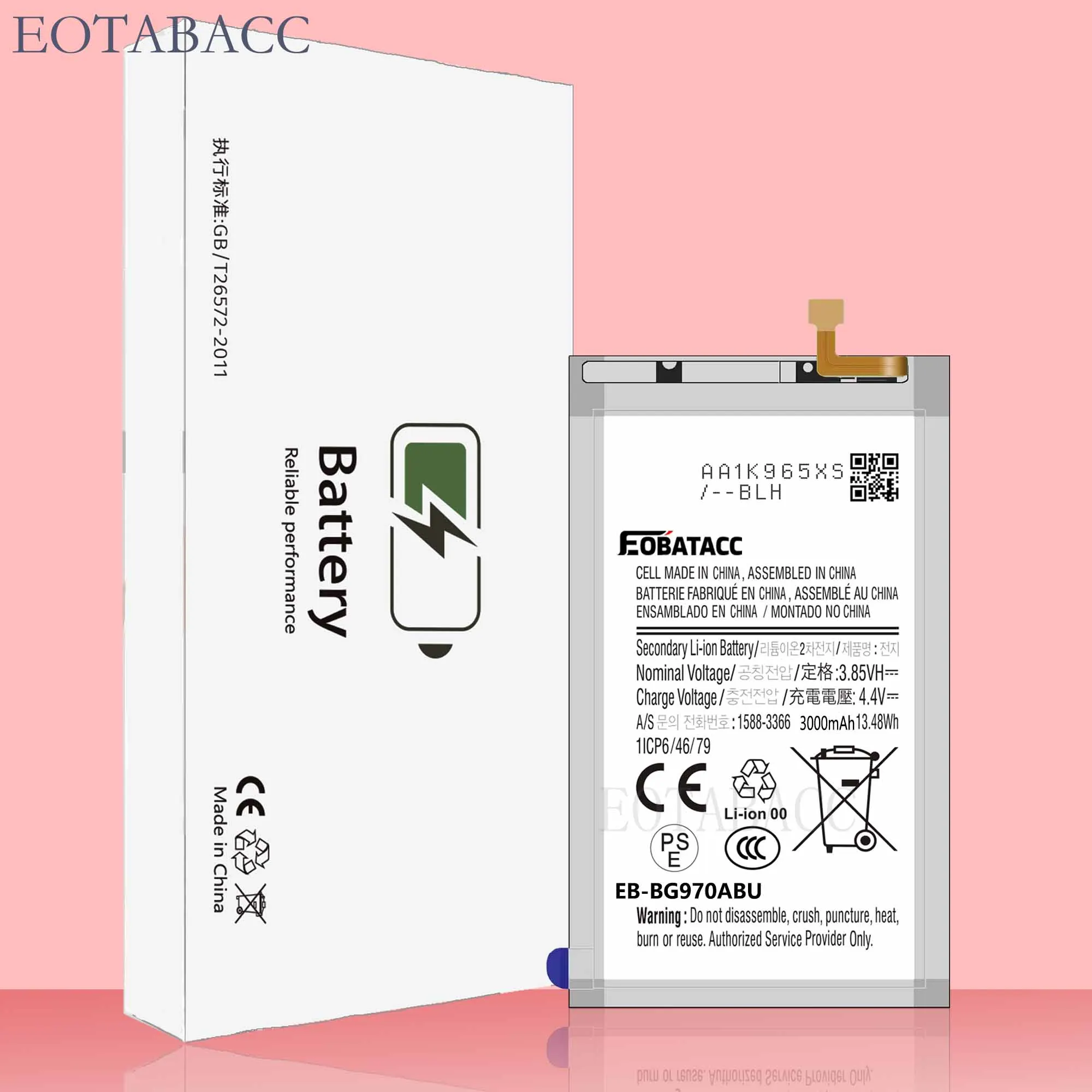 EOTABACC 100% New High Quanlity Battery EB-BG970ABU For Samsung S10E Battery +Tools