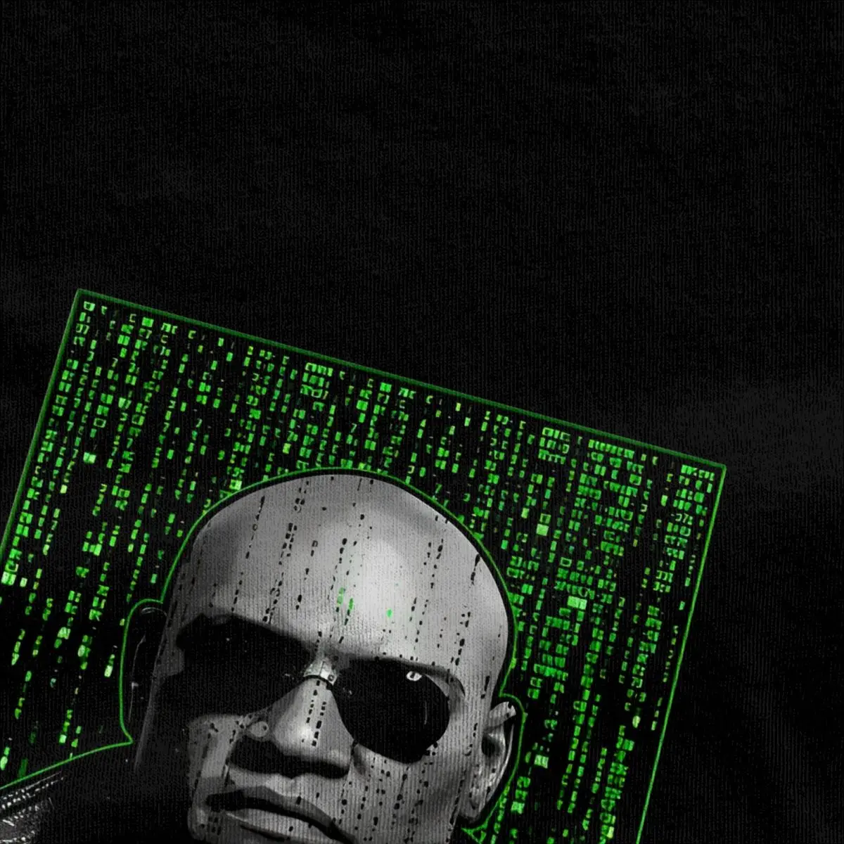 Men The Matrix Sci-fi T-Shirts Morpheus Cotton Tops Summer Y2K Fun Short-Sleeved T Shirt O Neck Hipster Design Tshirt Large Size