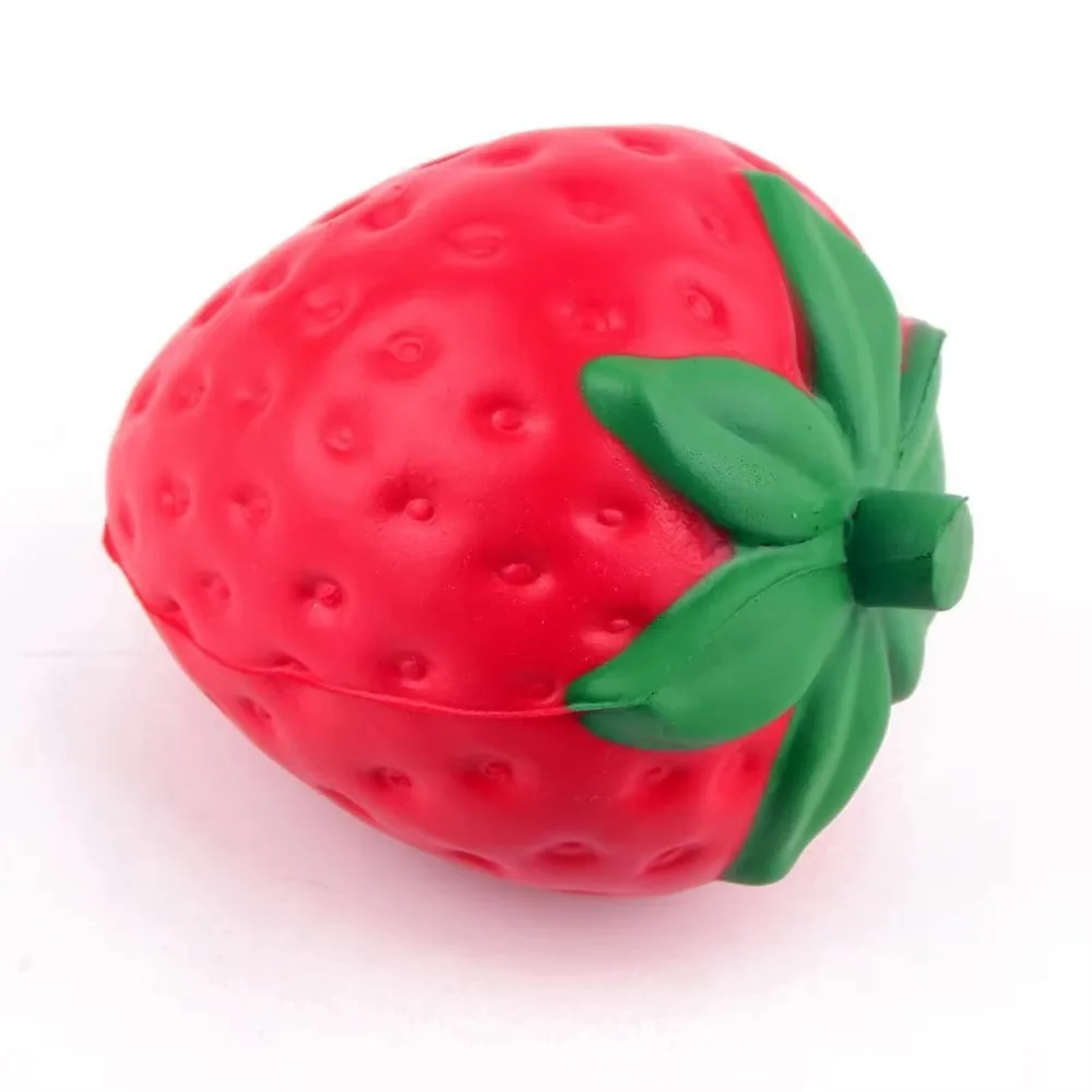 Extra Large Giant Strawberry Squishy Fidget Toy Slow Rising Shapeable Venting Ball Stress Relief Gift for Adults Friends