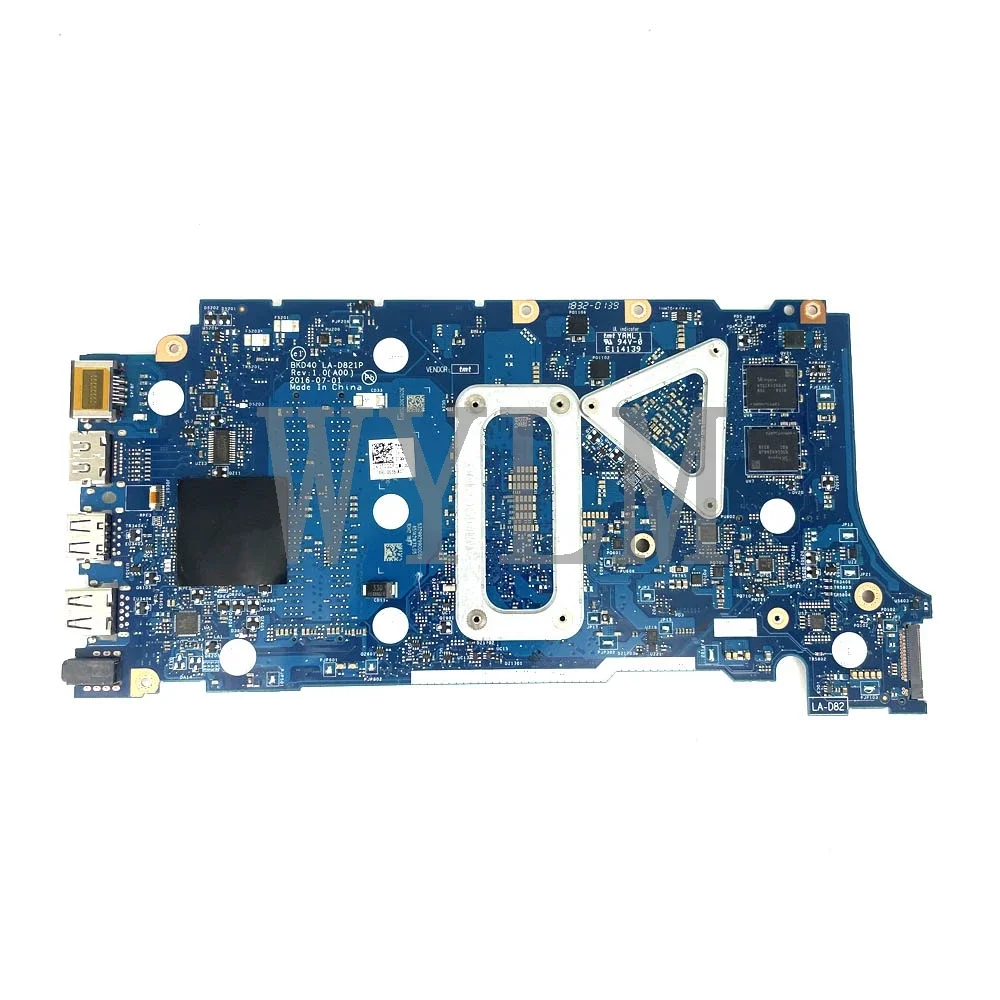 LA-D821P With i5-7200U i7-7500U CPU GT940MX-V2G GPU Mainboard For DELLInspiron 7460 7560 Vostro 5468 5568 Laptop Motherboard