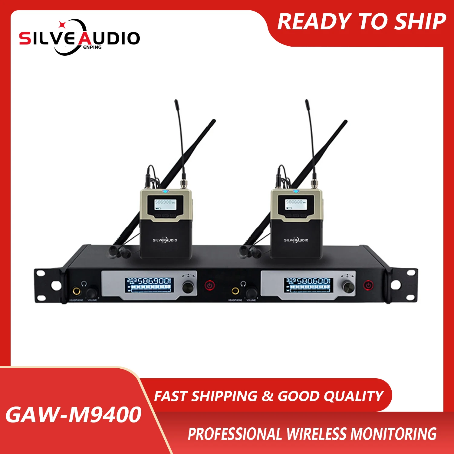 

GAW-M9400 Professional stage wireless monitor in ear monitor system performance monitor earphones