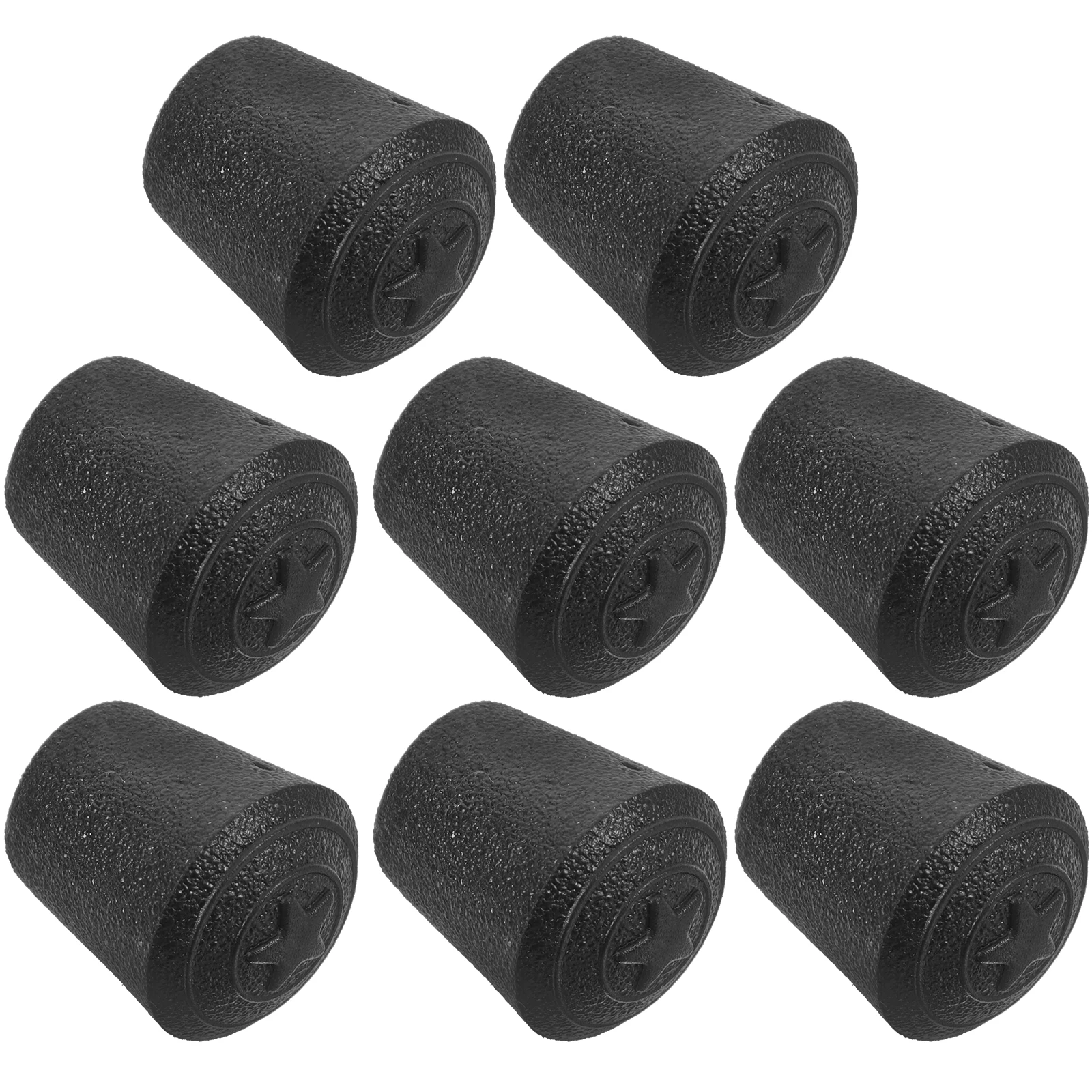 

8 Pcs Black Rubber Chair Leg Tips Caps Furniture Legs Protective Covers for Hardwood Floors Anti Slip Table Leg Covers