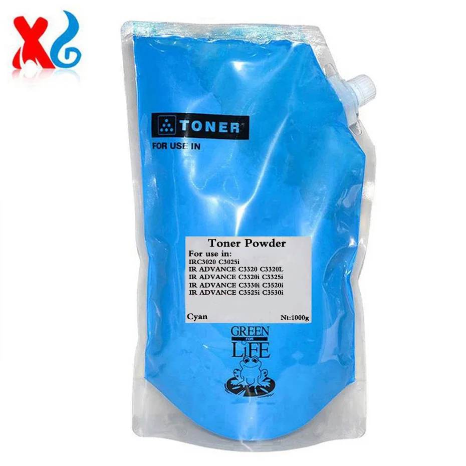 1000g GPR-53 NPG-67 C-EXV49 Toner Powder For Canon iRC3025 C3025i C3320 C3320i C3325i C3330i C3520i C3525i C3530i with Carrier