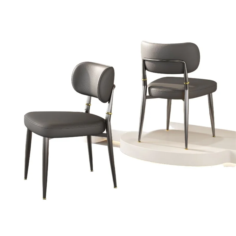 

Medieval dining chair Home French retro high-end feeling No armrests Comfortable backrest chair