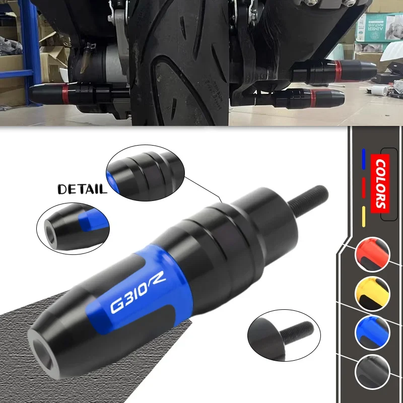 

NEW Motorcycle Accessoires Falling Protection Exhaust Slider Crash Pad sliders For BMW G310R G310GS G310RR G 310R 310GS 310RR