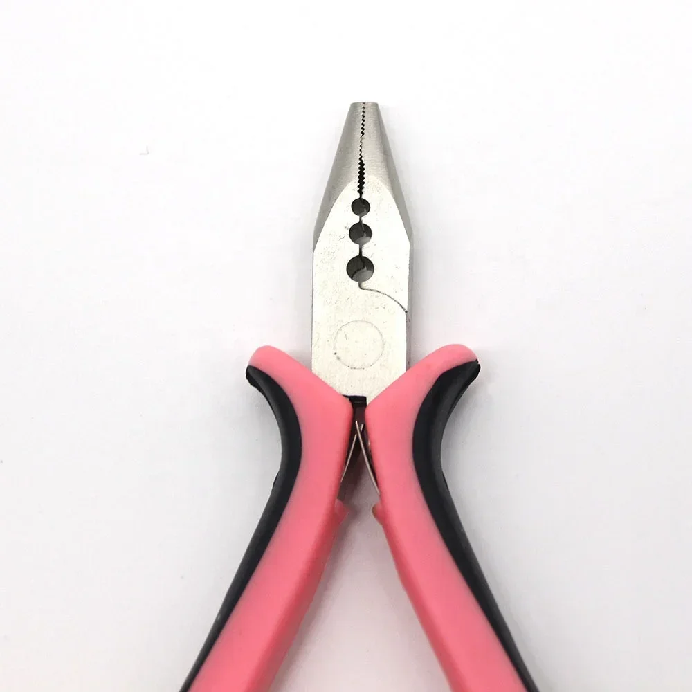 Professional Hair Extension Removal Accessories Micro Ring Hair Extension Tools Pliers 1PCS Stainless Steel PVC Bag + Carton