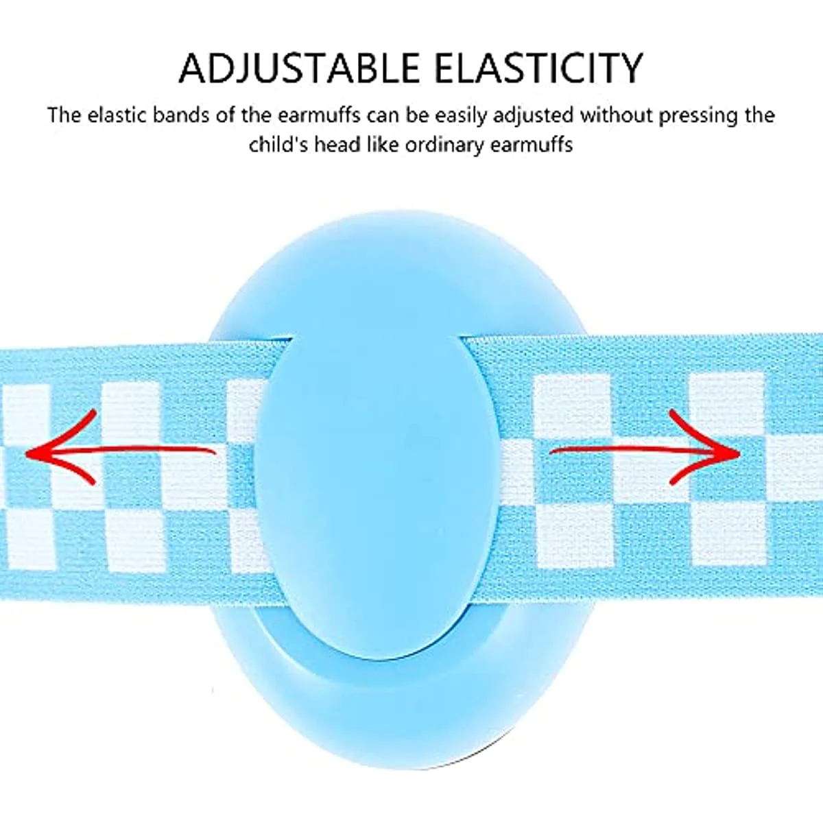 Baby Earmuffs Protection Comfortable Infant Ear Muffs Prevent Hearing Damage&Improve Sleep Adjustable Elastic Headband