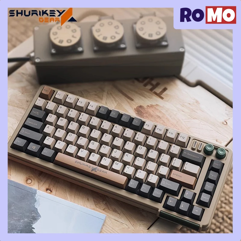 Shurikey Saizo Dual Mode Static Capacitance V2 Retro Mechanical Keyboard Varmilo Office Keyboard N-Key Rollover Gaming Keyboard