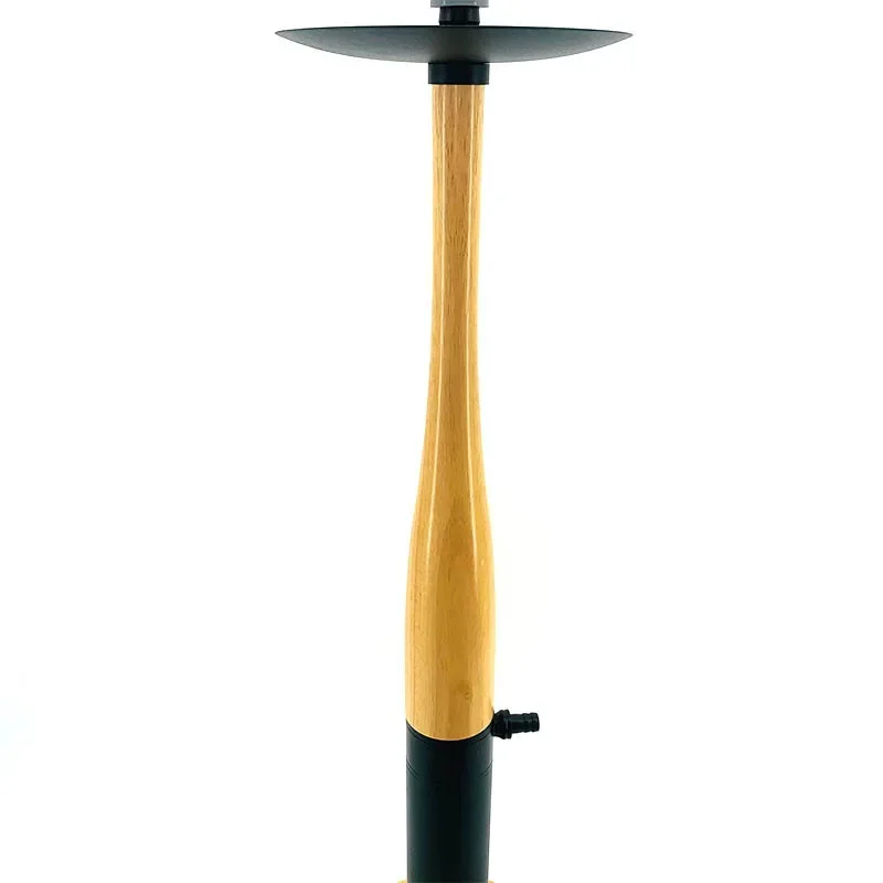 Shisha, large wooden baseball pole, single pipe hookah.