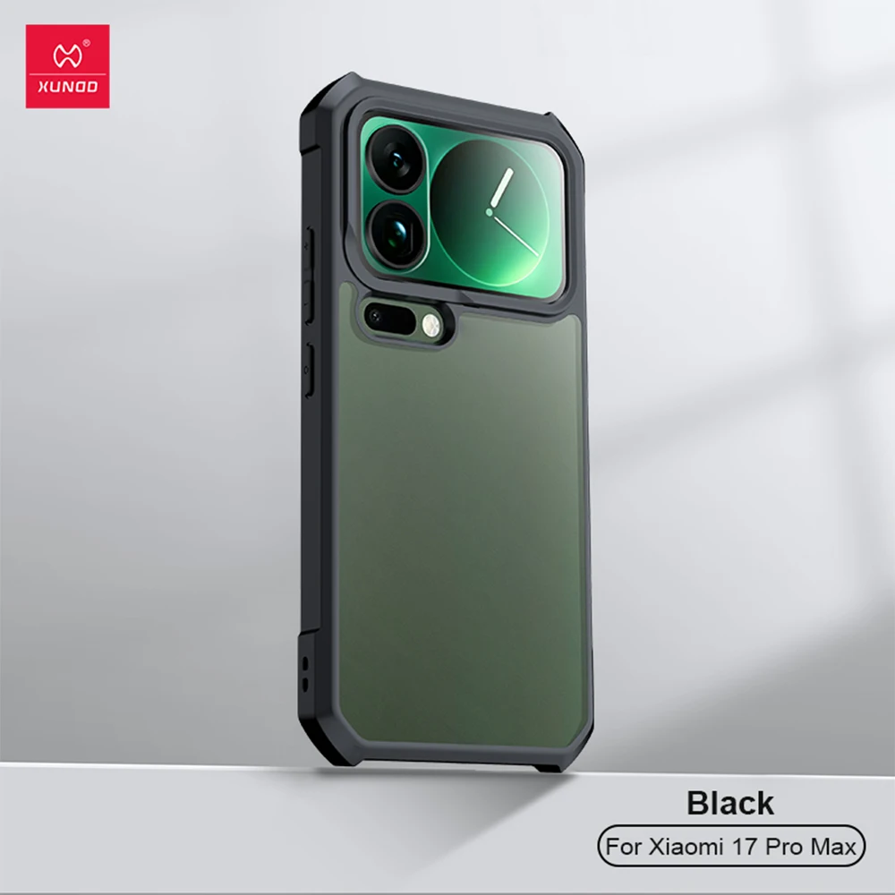 For Xiaomi 17 Pro, 17 Pro Max Case XUNDD Shockproof Airbags Transluent PC + TPU Quality Protection Phone Cover