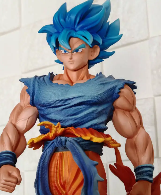 

Dragon Ball Goku Action Figure Ultra Instinct Super Saiyan Blue Boxed Collectible Statue Desktop Decoration For Anime Fans Gifts