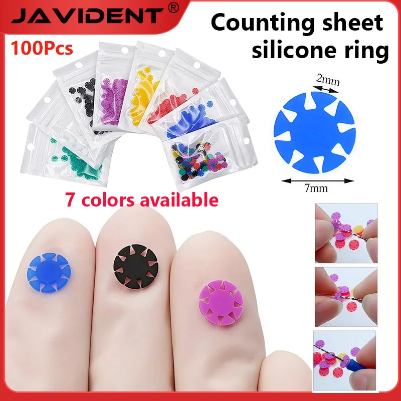 Dental Silicone Counting Pad for Root Canal Files; Stop Marker Discs for Reamers; Medical-Grade High-Temperature Sterilization