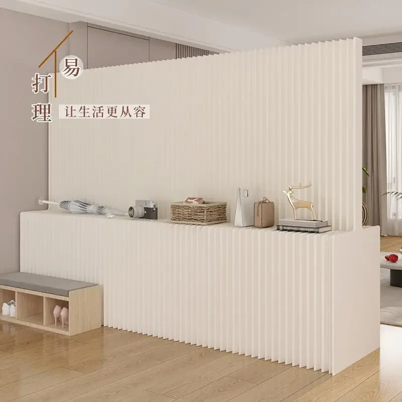 الموضة عالية 80 كشك ورقة التقسيم مكتب غرفة المعيشة للطي ورق الهاتف المحمول جدار غرفة المعيشة خلفية جدار كاذبة #2